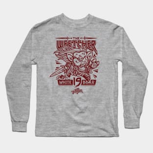 The Weetcher: White Boar Long Sleeve T-Shirt